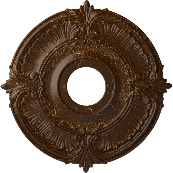 Ekena Millwork Attica Ceiling Medallion (Fits Canopies up to 5"), 18"OD x 4"ID x 5/8"P, Root Beer Crackle CM18ATRBC - main